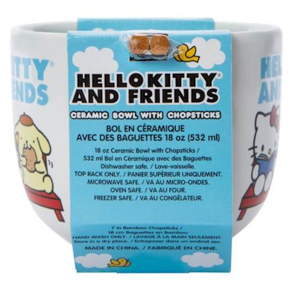 🎉HP🎉NIB! Hello Kitty and friends ramen bowl with chopsticks - Picture 5 of 5